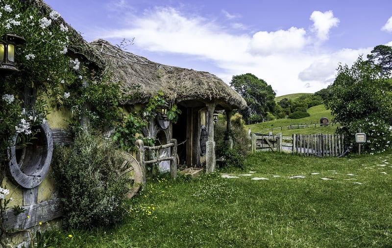 Hobbit hole in New Zealand